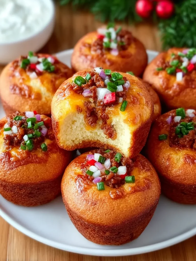 Chili Cheese Stuffed Muffins First Image