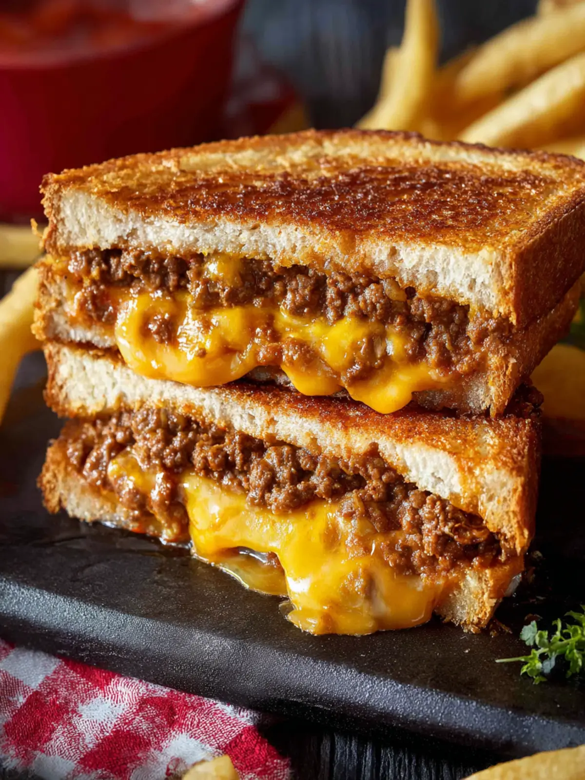 Sloppy Joe Grilled Cheese First Image