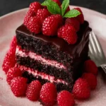 Valentines Day Chocolate Raspberry Cake Delight First Image
