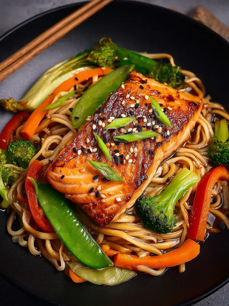 Irresistible Asian Salmon and Noodles in 30 Minutes First Image