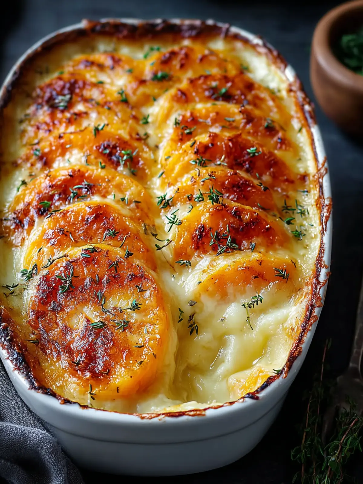 Irresistibly Creamy Sage Butternut Squash Gratin Delight First Image