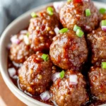 Sweet Chili Meatballs Crockpot Recipe First Image