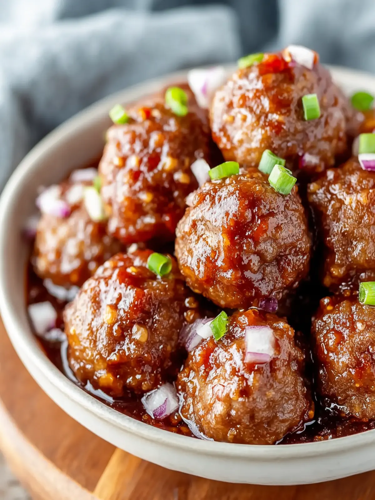 Sweet Chili Meatballs Crockpot Recipe First Image