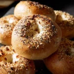 Chewy Sourdough Bagels(New-York Style) First Image