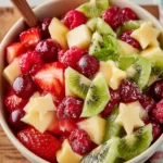 Easy Christmas Fruit Salad First Image