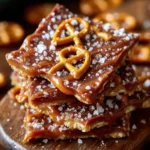 The Best Salted Caramel Pretzel Bark First Image