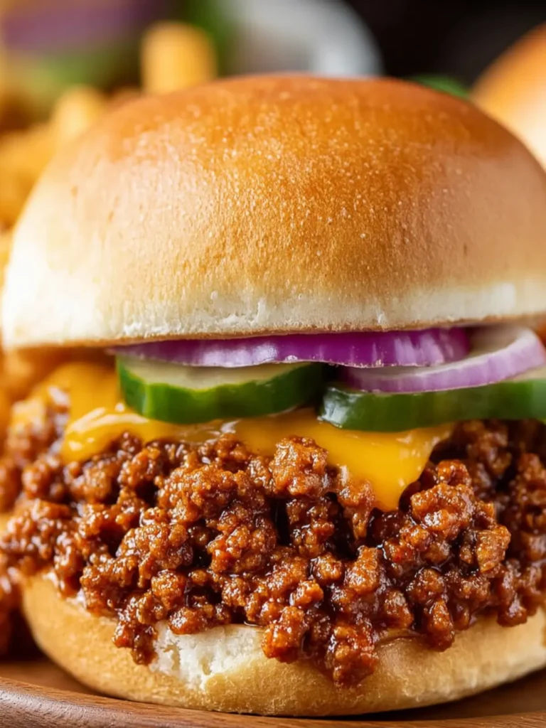 Easy Slow Cooker Sloppy Joes First Image