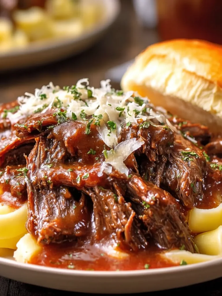 Italian Crockpot Beef First Image