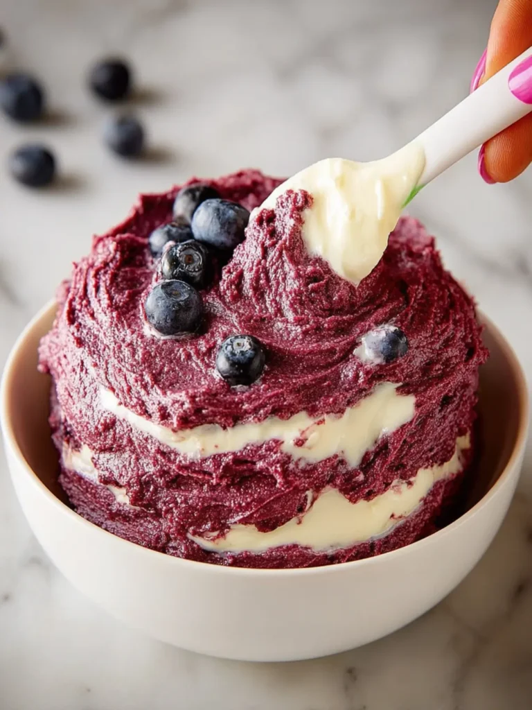 Blueberry Cream Cheese Frosting First Image