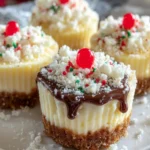 Delicious Mini Christmas Cheesecakes – Perfect Holiday Treat! First Image