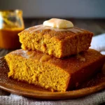 Pumpkin Cornbread with Maple Butter Recipe First Image