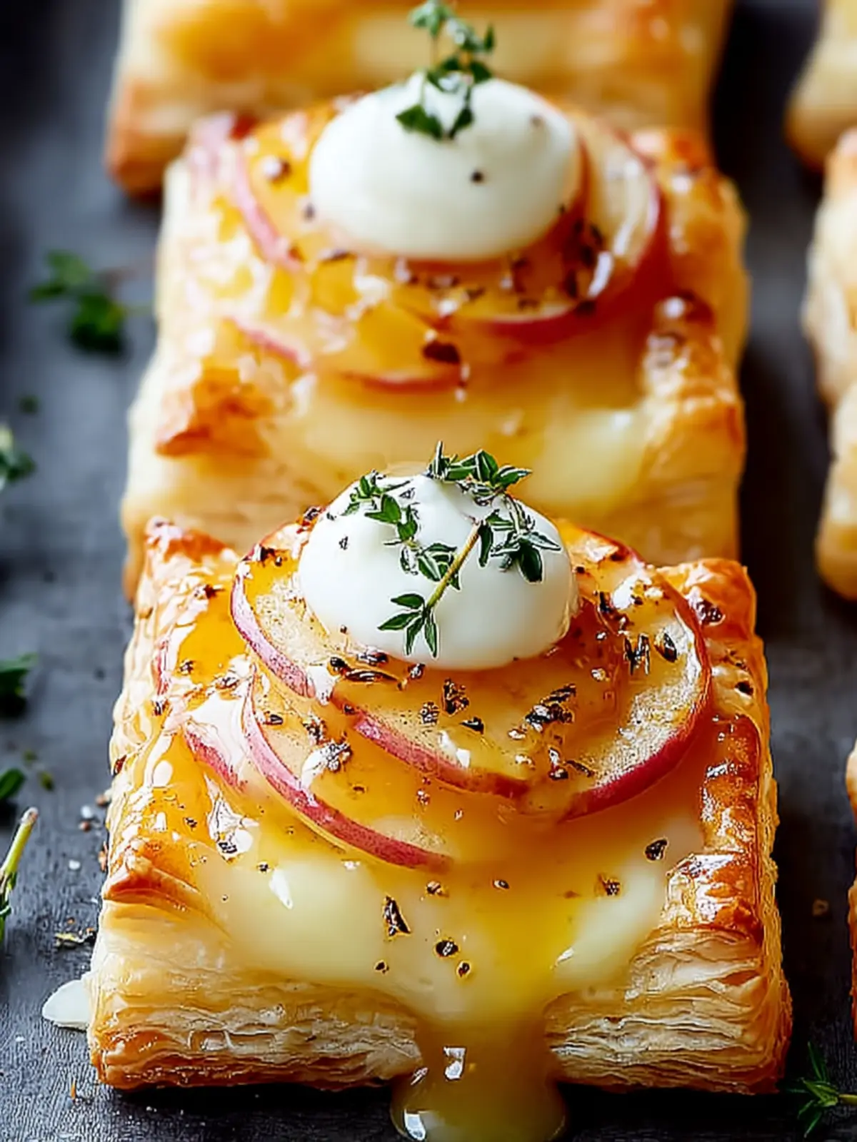 Irresistibly Easy Apple and Brie Puff Pastry Bites First Image