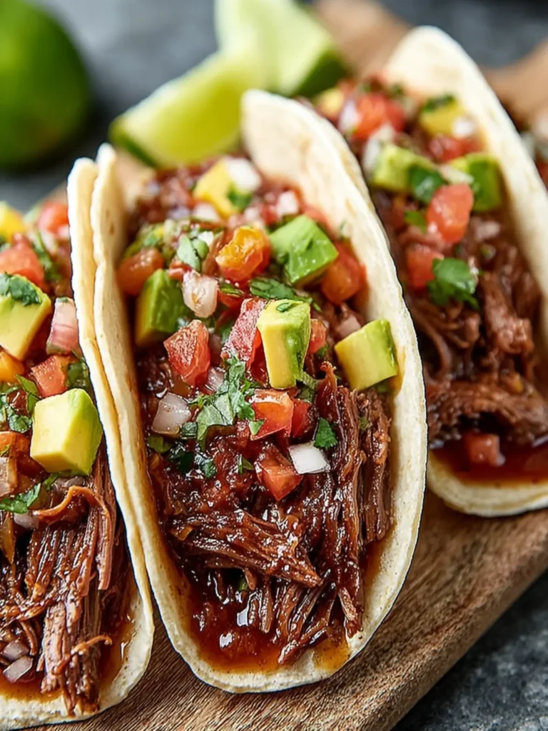Slow Cooked Chuck Roast Tacos Recipe First Image