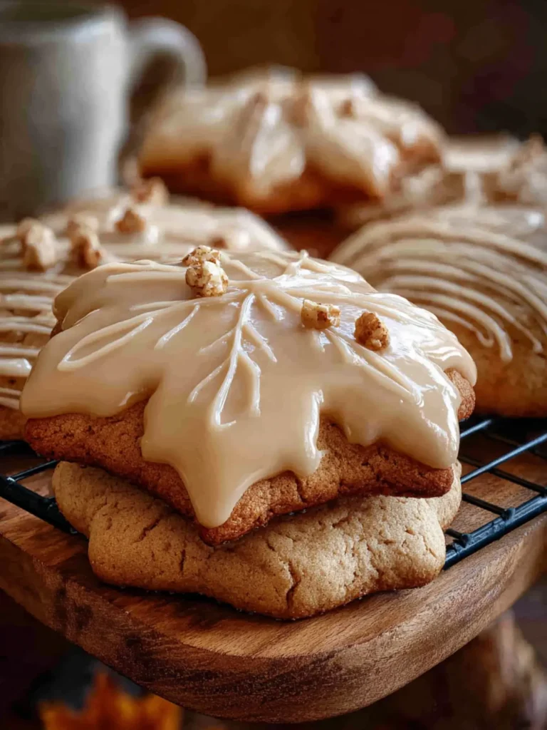 Easy Maple Cookies with Maple Icing First Image