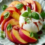Peach Caprese Salad with Burrata First Image