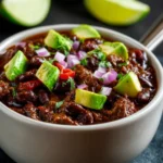 Black Bean and Beef Chili (Stovetop or Slow Cooker) First Image