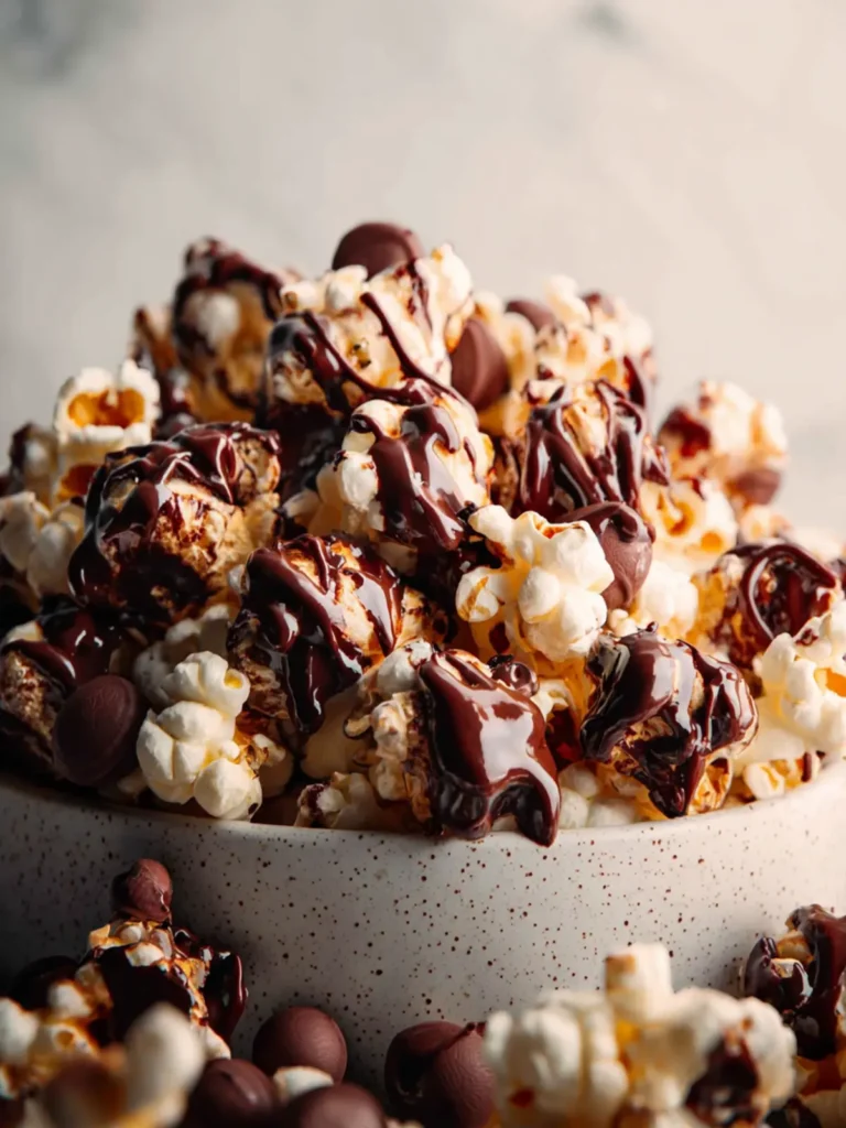 Chocolate Popcorn Recipe First Image