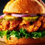 Fried Chicken Sandwich First Image