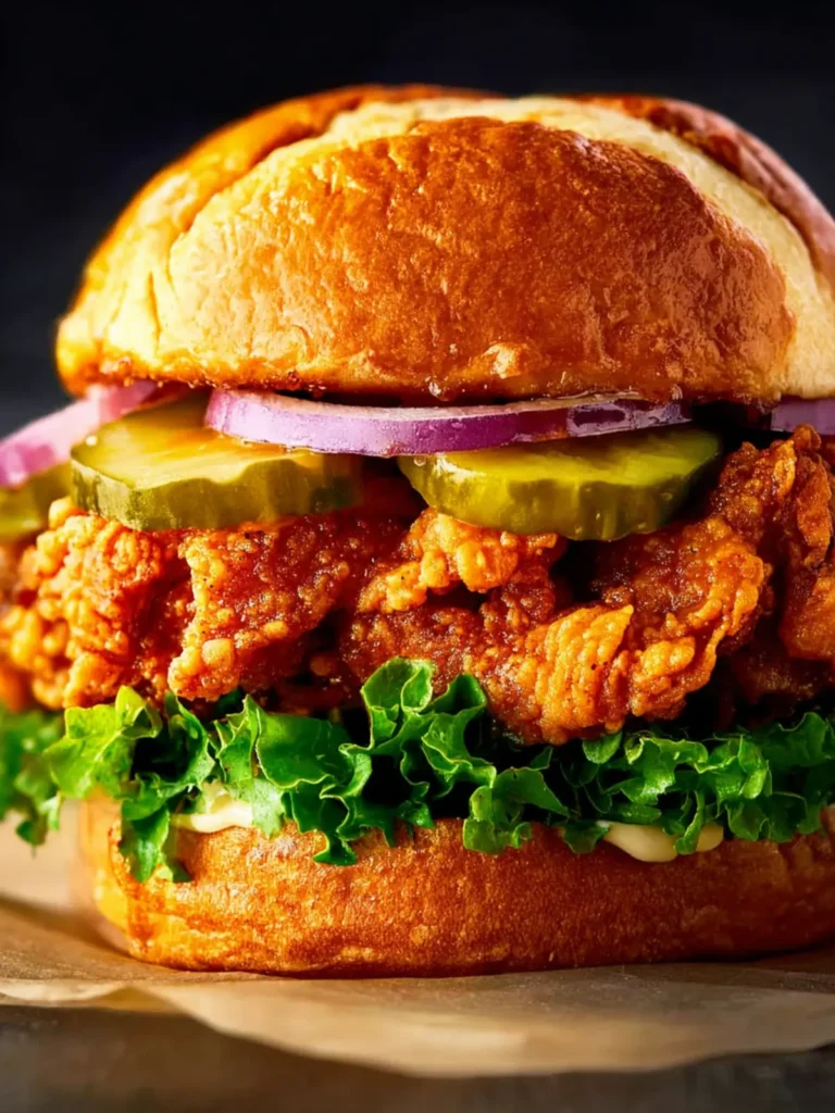 Fried Chicken Sandwich First Image
