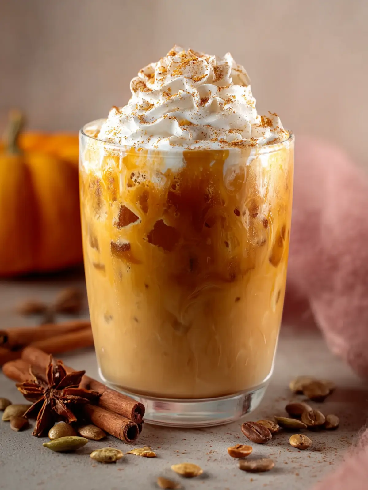 Pumpkin Chai Iced Latte First Image