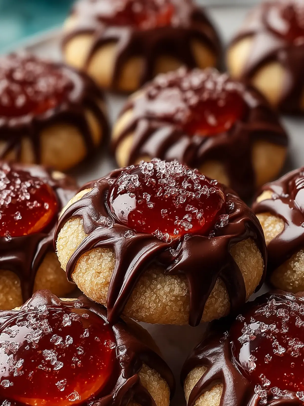 Twix Thumbprint Cookies First Image