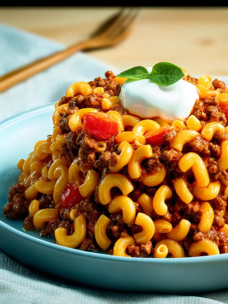 Better-than-Mom’s Hamburger Goulash First Image