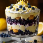 Easy Lemon Blueberry Cheesecake Trifle First Image