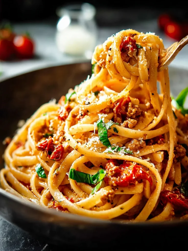 Irresistible Linguine With Sun Dried Tomato Recipe First Image