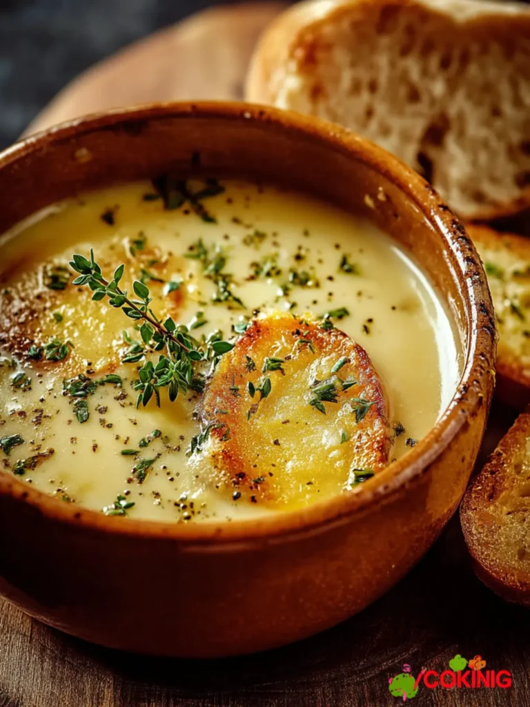Delicious Country French Garlic Soup First Image