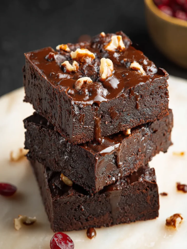 Fudgy Black Bean Brownies First Image