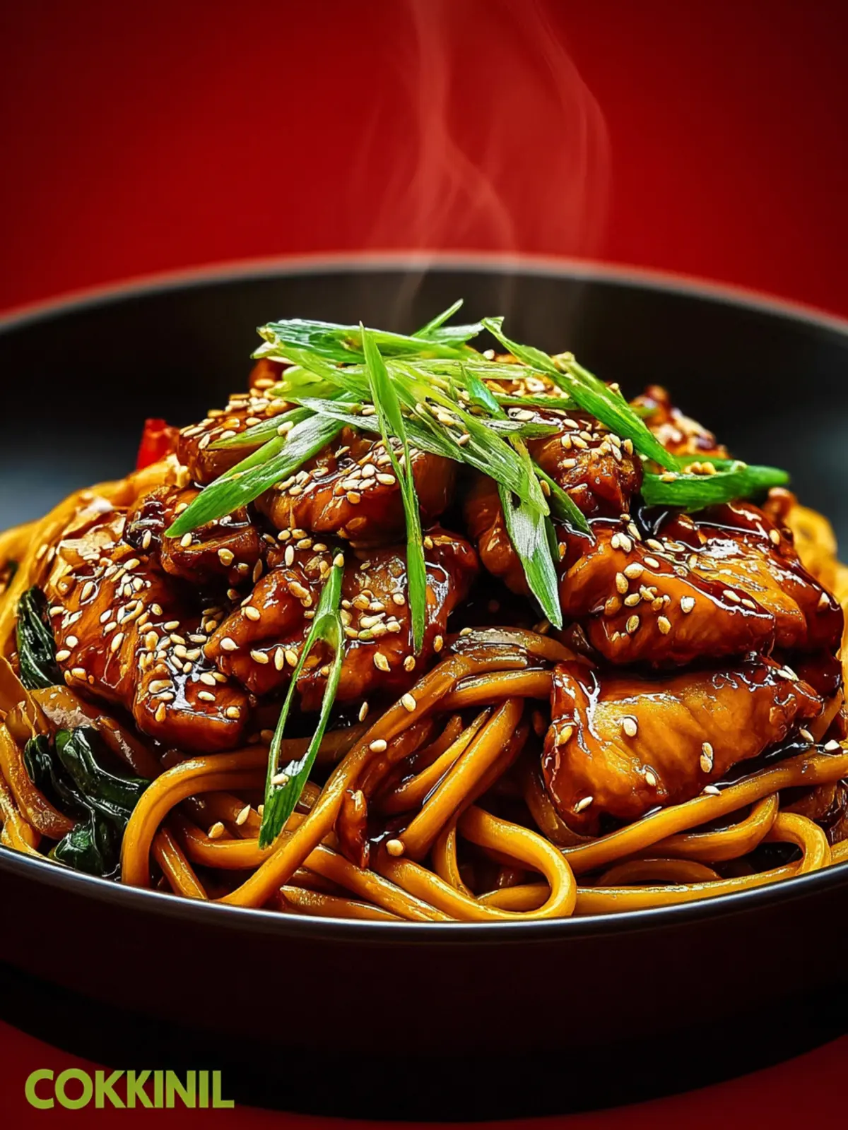 Delicious Chicken Teriyaki Noodles First Image