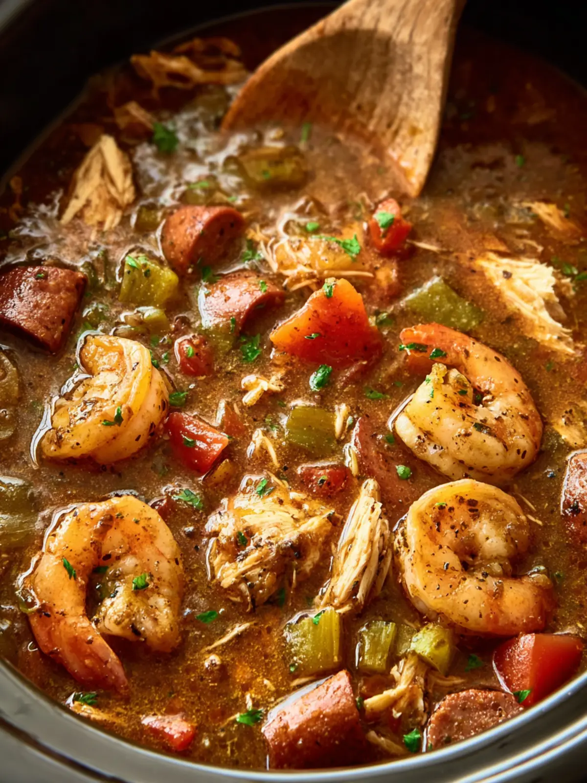 Slow Cooker Crockpot Gumbo First Image