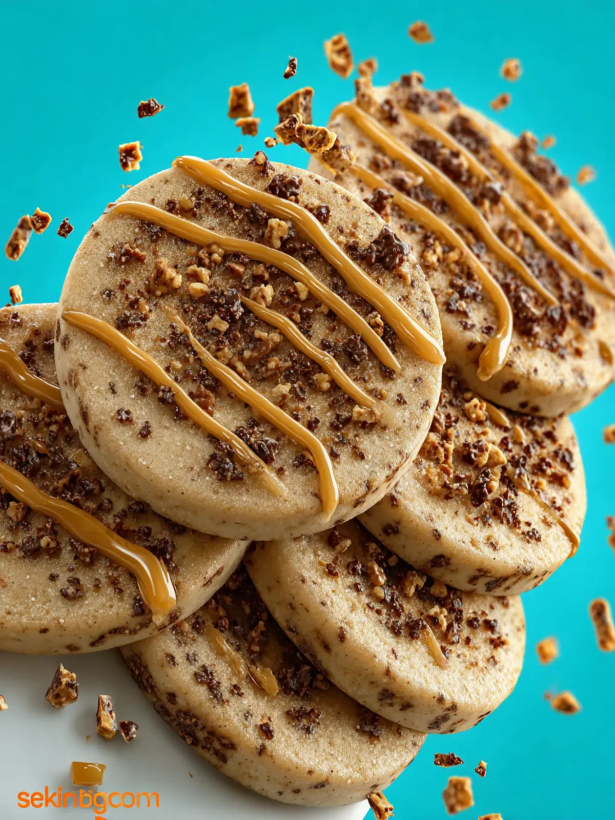 Toffee Icebox Cookies First Image