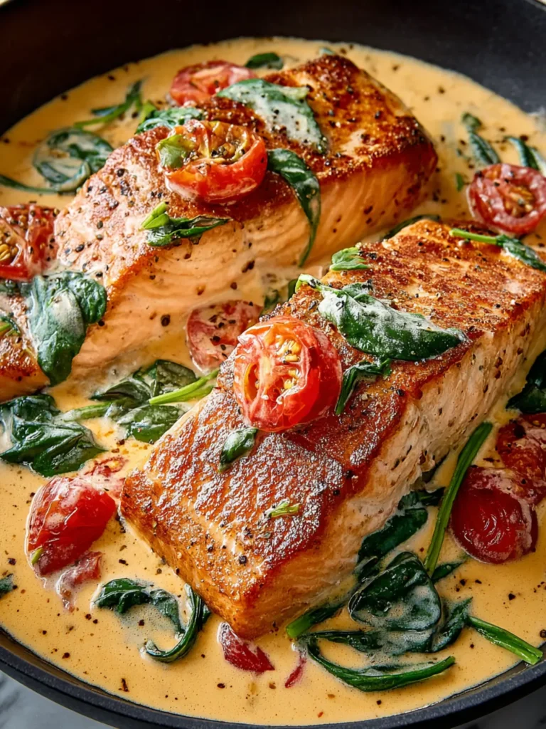 Irresistible Creamy Tuscan Salmon Recipe You’ll Love First Image