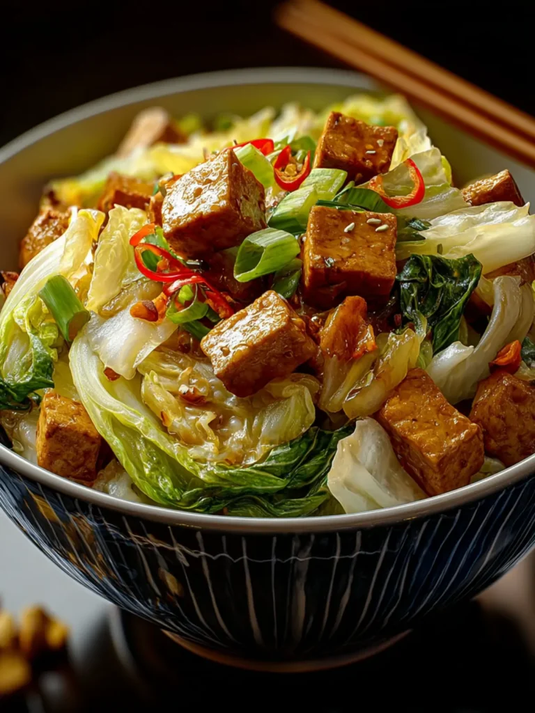 Flavorful Tofu Cabbage Stir Fry – A Quick Delightful Dish First Image