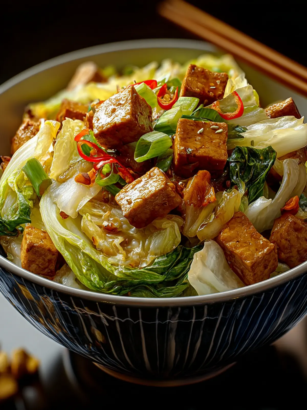 Flavorful Tofu Cabbage Stir Fry – A Quick Delightful Dish First Image