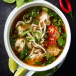 Vietnamese Wonton Soup with Pho Broth First Image