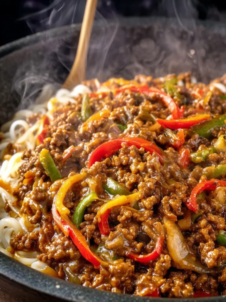 Mongolian Ground Beef First Image