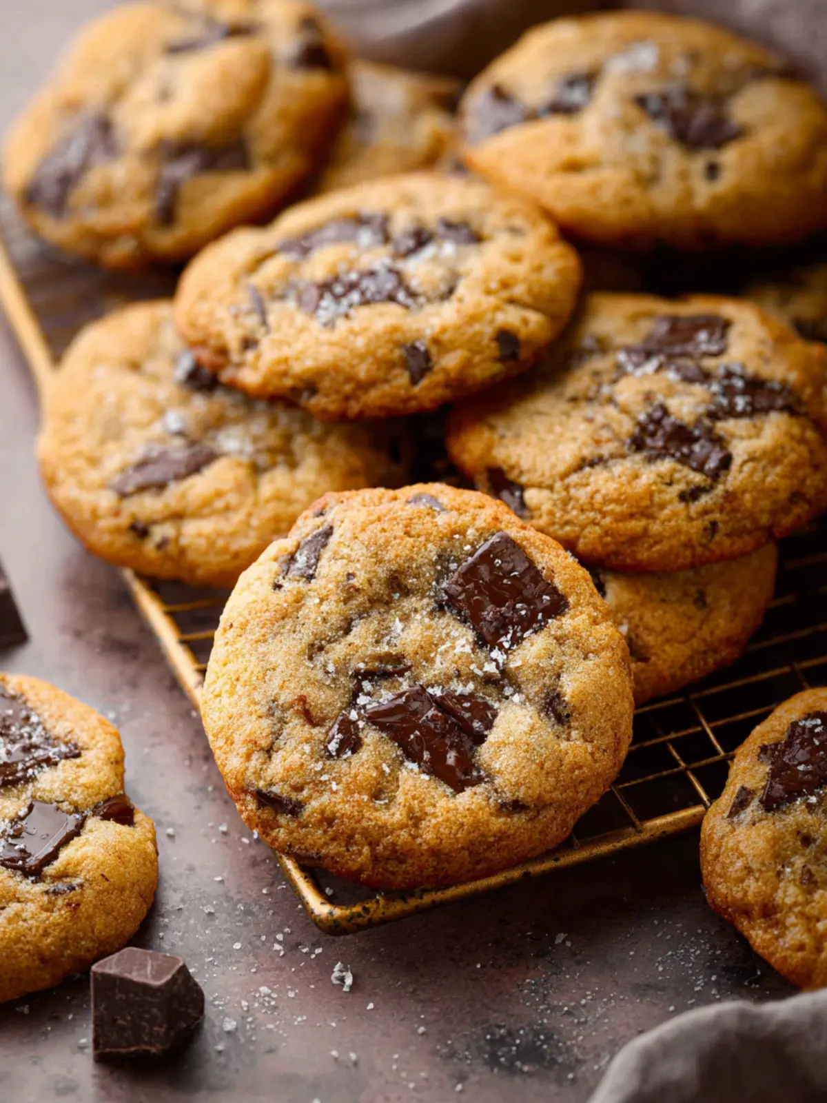 Cottage Cheese Chocolate Chunk Cookies First Image