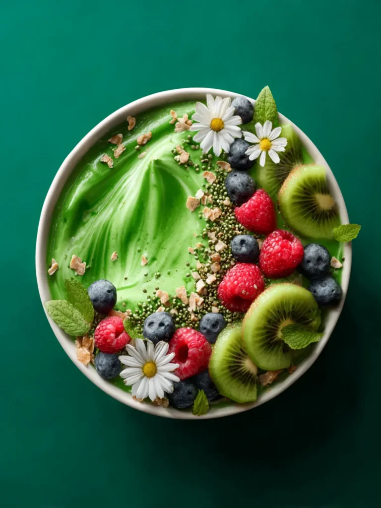 Green Smoothie Bowl Recipe First Image