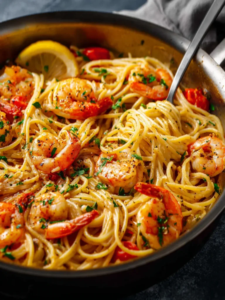 My One-Pan Garlic Butter Shrimp Pasta Makes Everyone Happy First Image