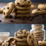 Soft Chocolate Chip Cookies First Image