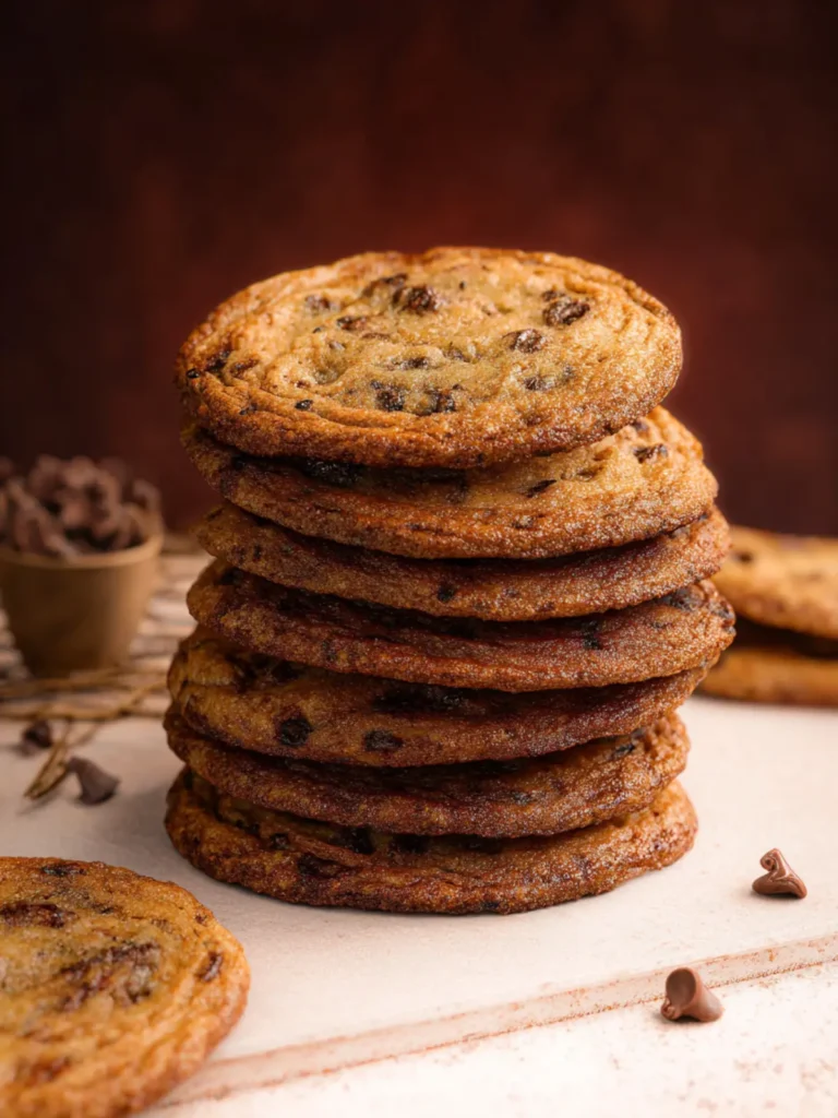 Thin and Crispy Chocolate Chip Cookies First Image