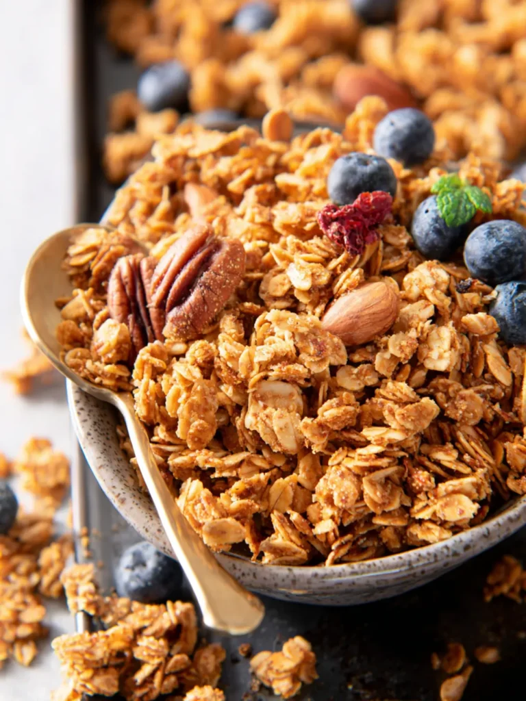 BEST Gluten Free Granola – 4 ingredients & EASY! First Image