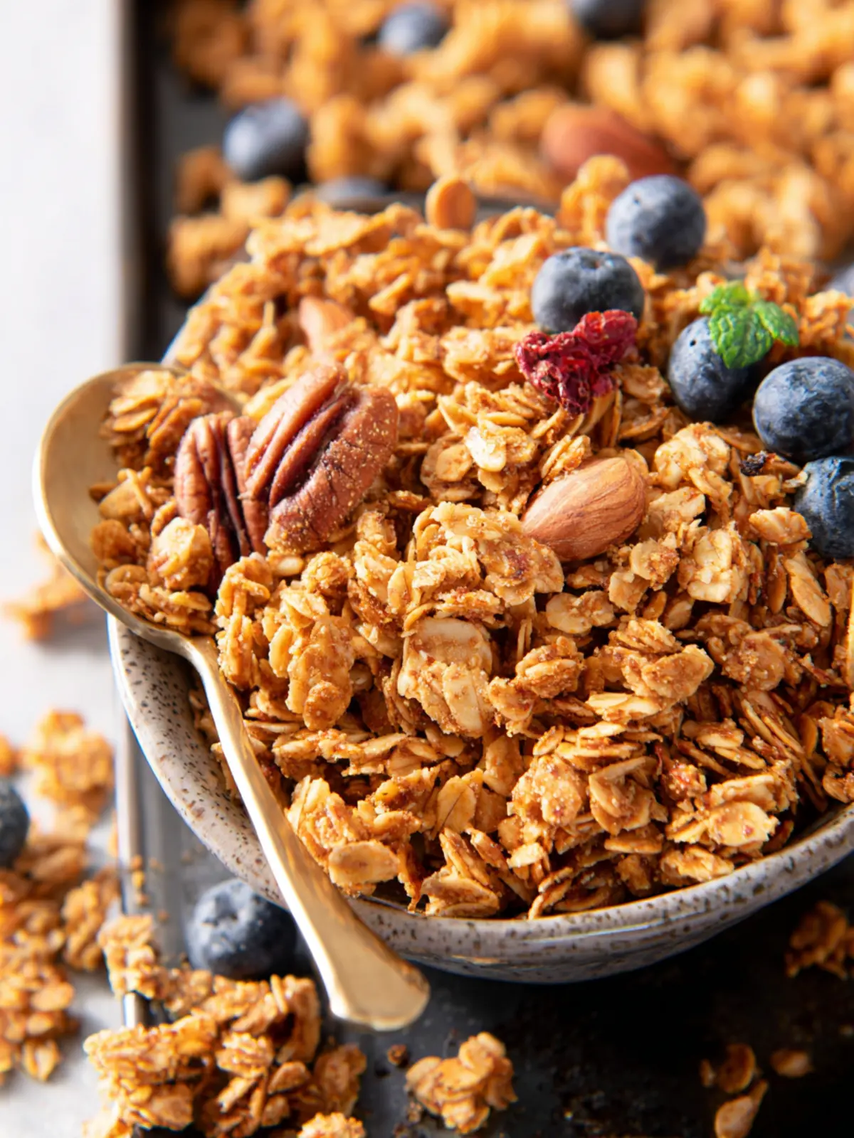 BEST Gluten Free Granola – 4 ingredients & EASY! First Image
