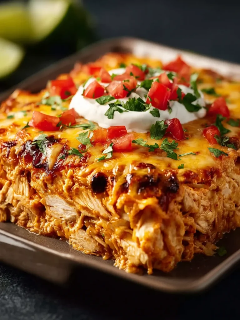 Chicken Burrito Casserole First Image