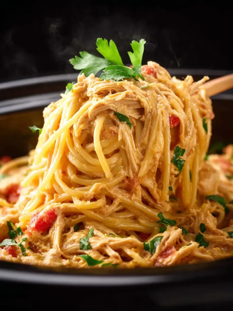 Chicken Spaghetti Slow Cooker First Image