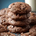Chocolate Malted Milk Cookies First Image