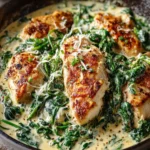 Creamy Chicken Spinach Skillet First Image