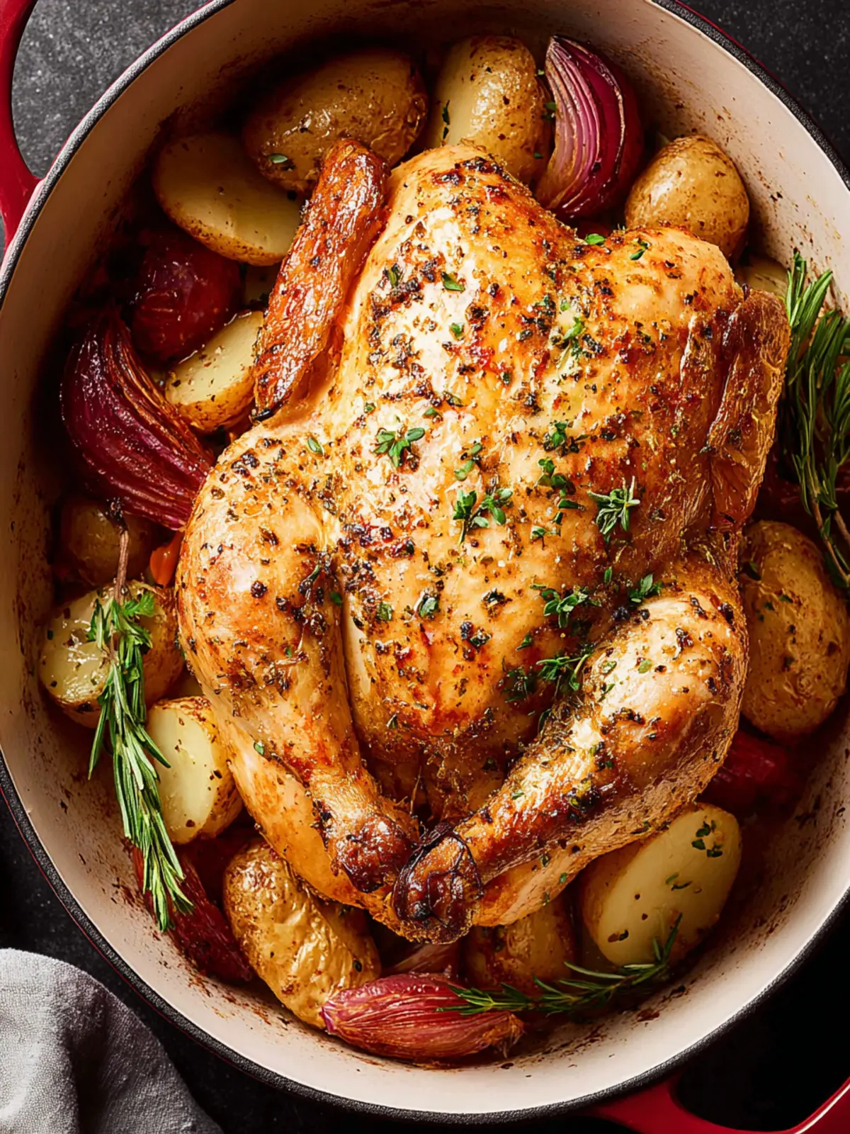 Dutch Oven Roast Chicken First Image